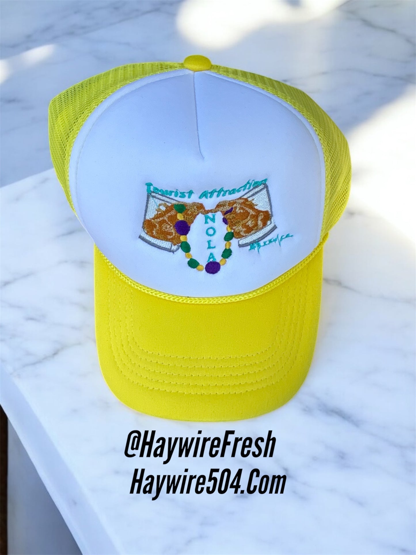 Embroidery Tourist Attention Summer Snap Backs